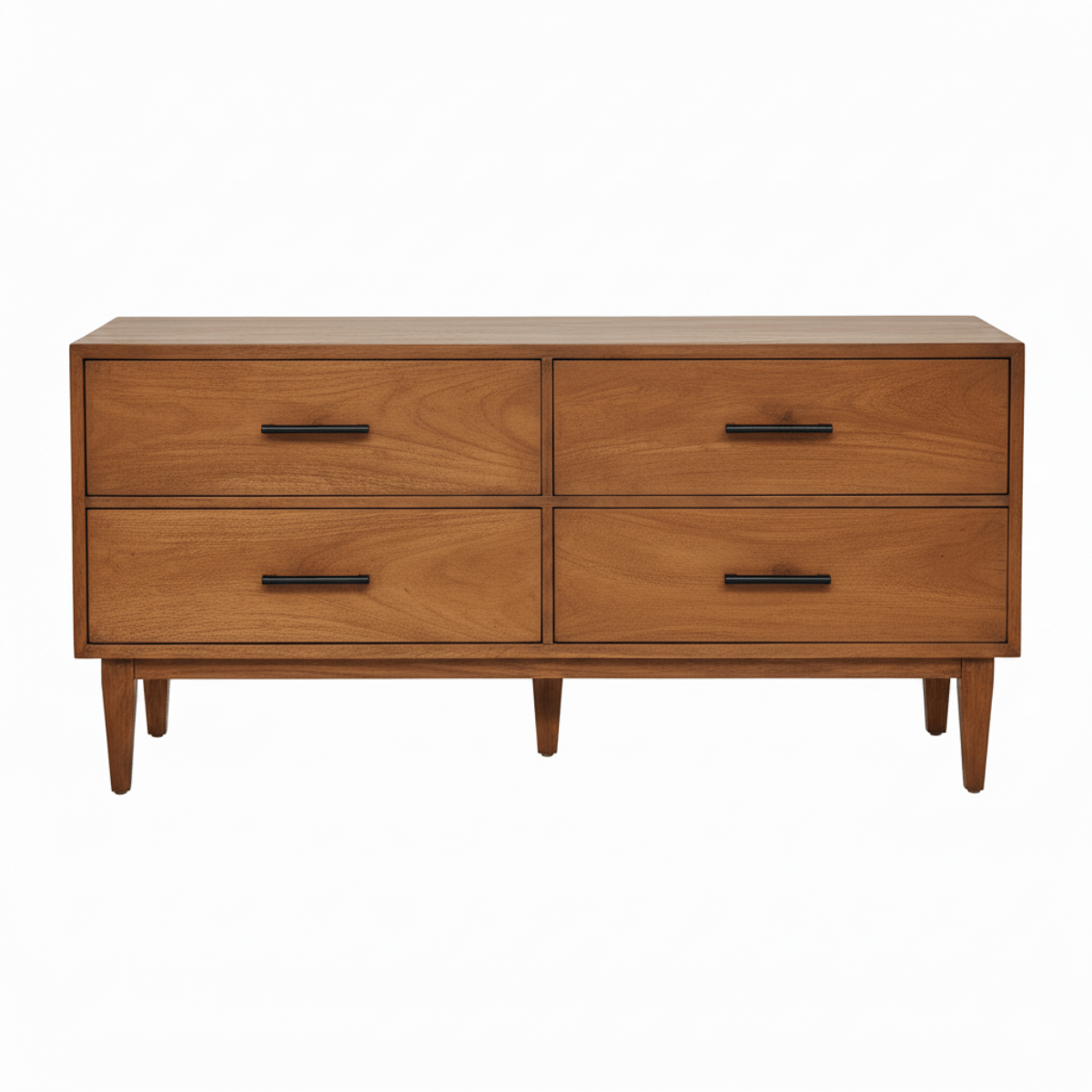 Morlen Wooden Mid-Century Rectangular Chest of Drawer